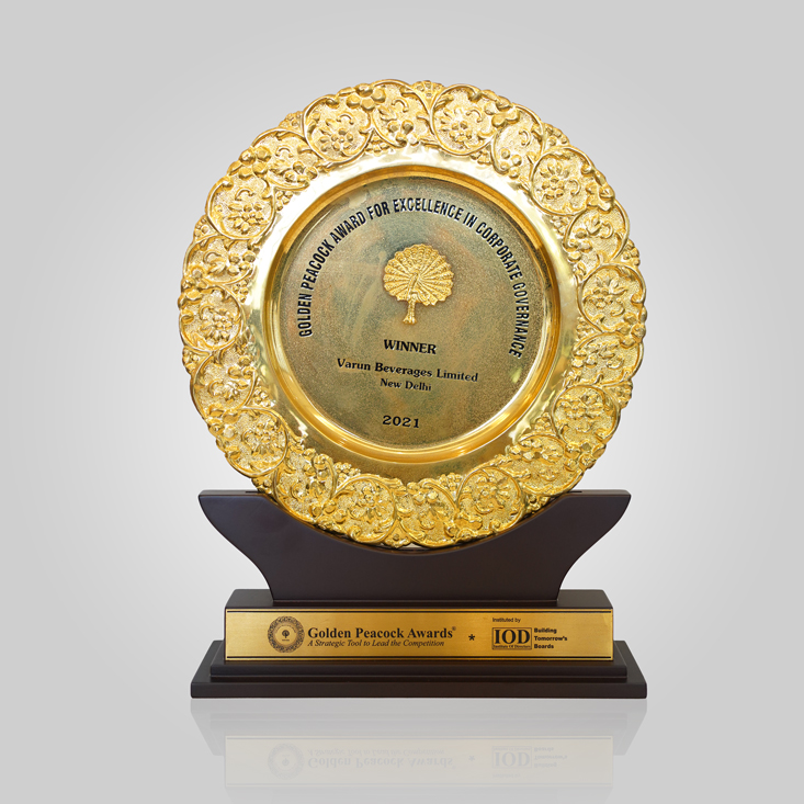 Golden Peacock Award Excellence in Corporate Governance – 2021