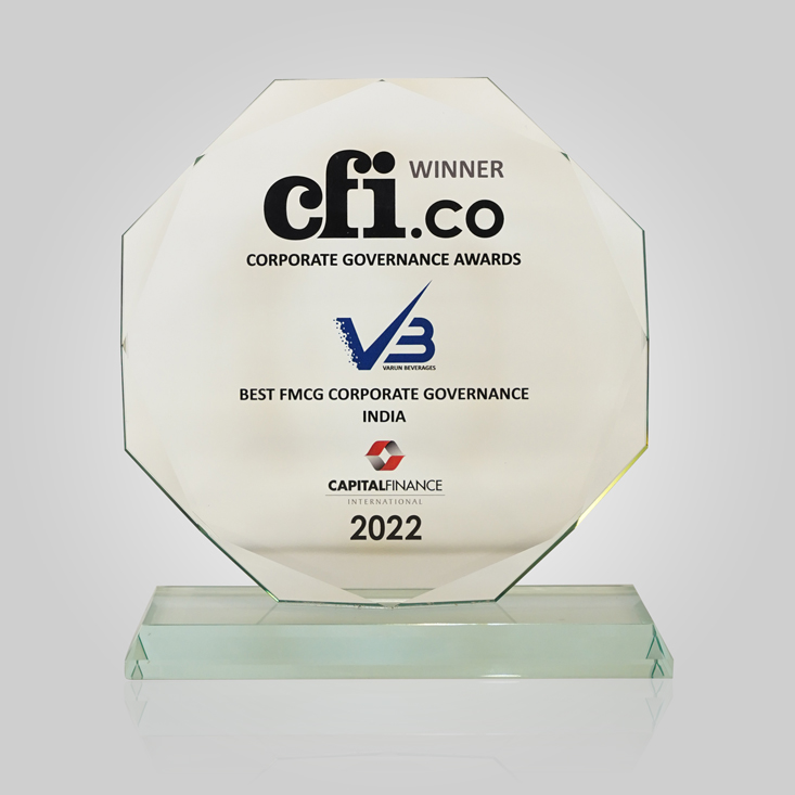 CFI.CO (UK) for the 4th Consecutive Year for Best FMCG Corporate Governance (India) 2018-22
